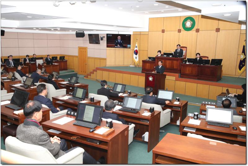 정읍시의회, 새해 첫 임시회 열어 의정활동 시작
